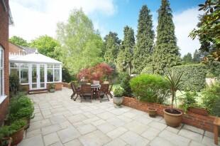 Rear patio
