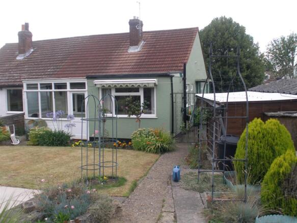 Rear view of propert