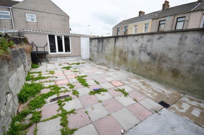Rear patio