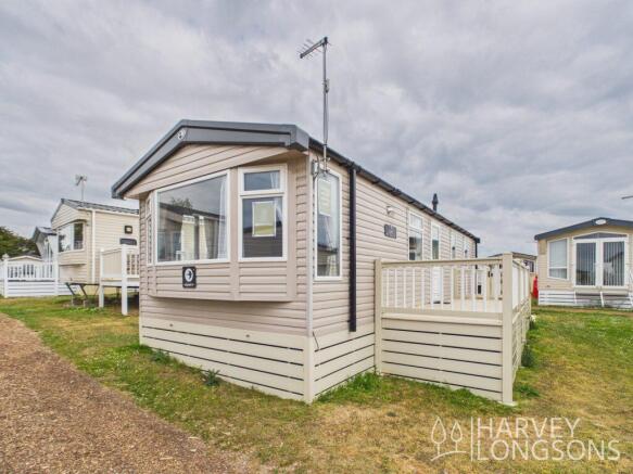 Exterior of the Swift Loire Holiday Caravan at Rye