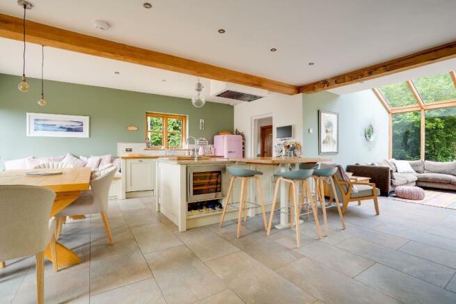 Bespoke, open-plan kitchen