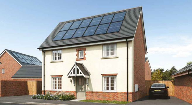 3-bed detached on Plot 22, The Comber, Willow Rise, Shrewsbury Road, SY4 3QR, £345,000