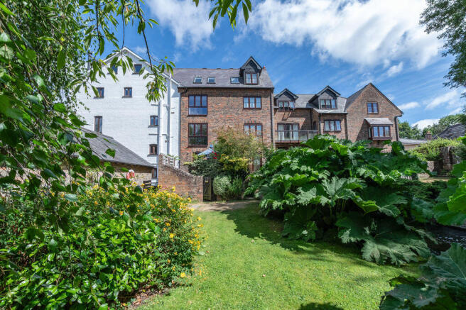 Rear of property