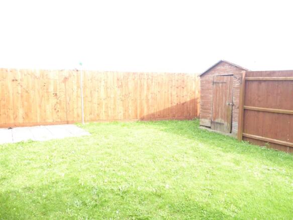 Enclosed rear garden