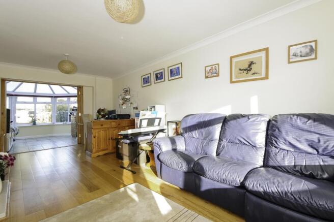 Reception Room through to Conservatory