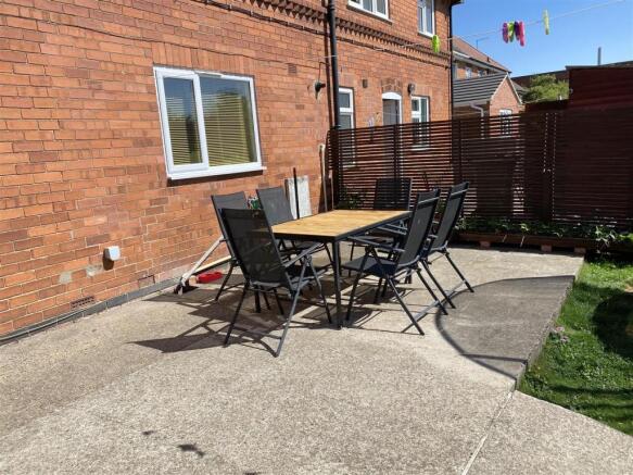 Rear Garden Patio