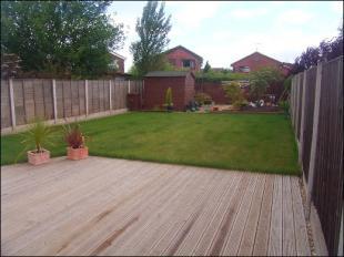 rear of property