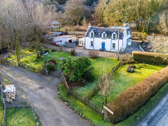 Dyemill House, aerial view