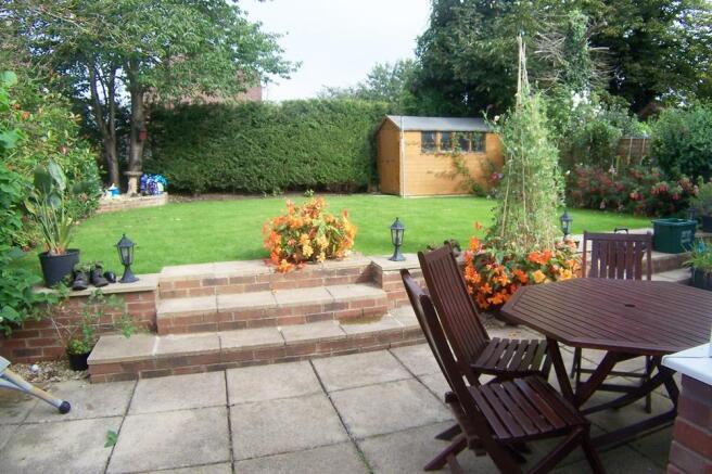 Rear garden