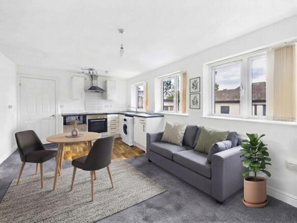 Open-Plan Kitchen/Living (Virtually Furnished)