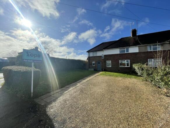 Frontage and driveway