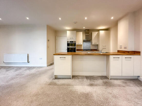 Open plan kitchen...