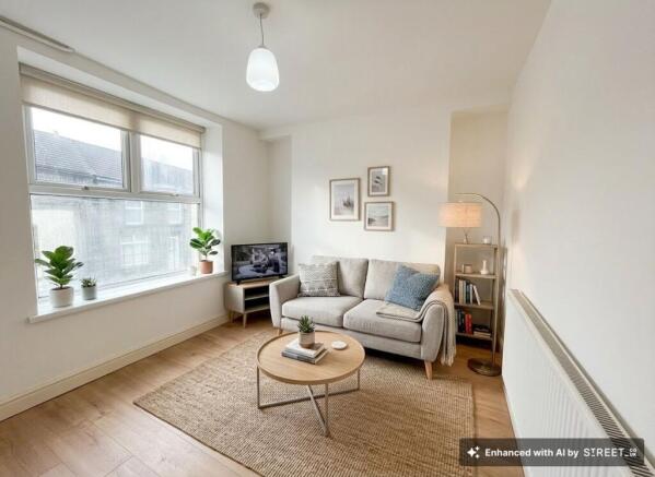 Living Room (Digitally stages with AI)