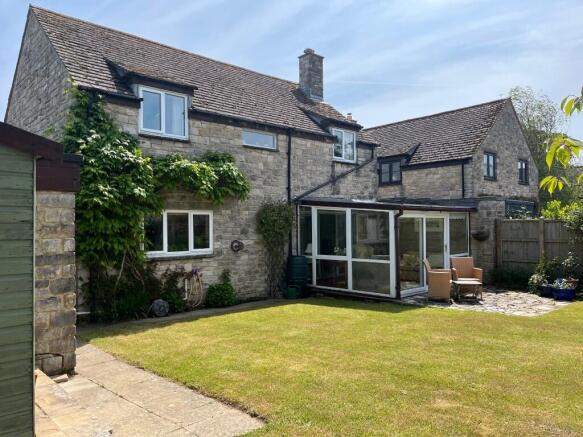 Rear of property