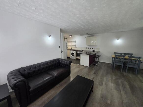 Reverse view open plan living