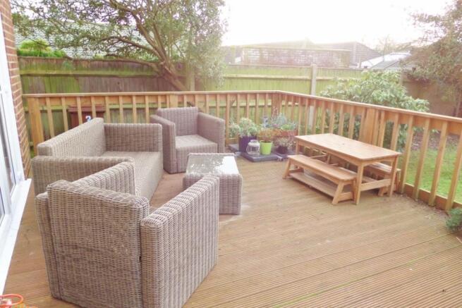 decked area