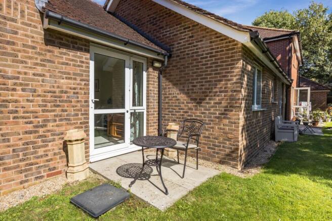 Patio area summer