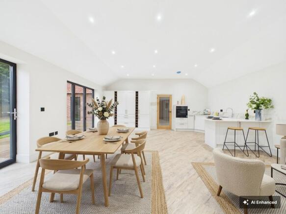 AI GENERATED OPEN PLAN KITCHEN/ LIVING/ DINING ROOM