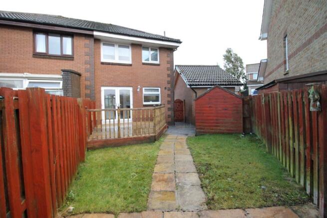 Rear of property
