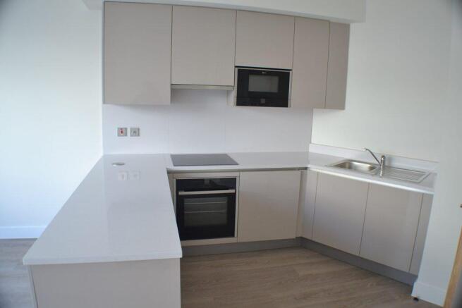 Modern fitted kitchen at Kings Reach, Reading, wit