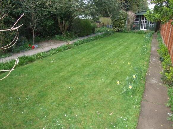 Rear garden