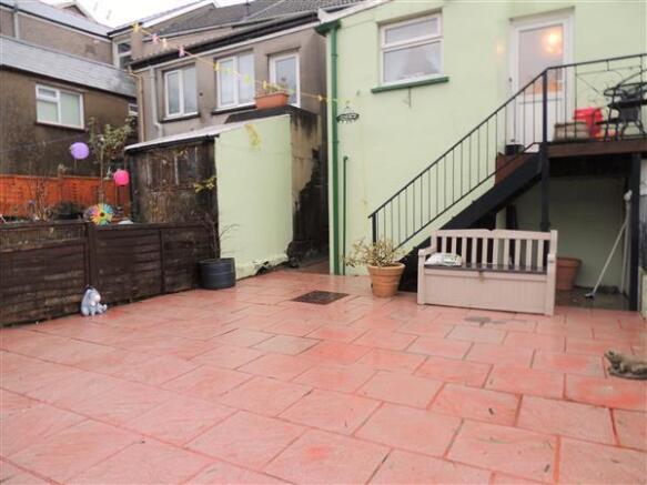 Rear Garden and side