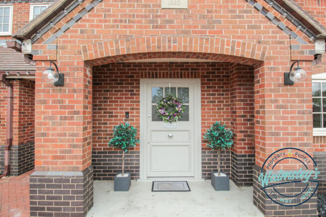 Entrance & storm porch