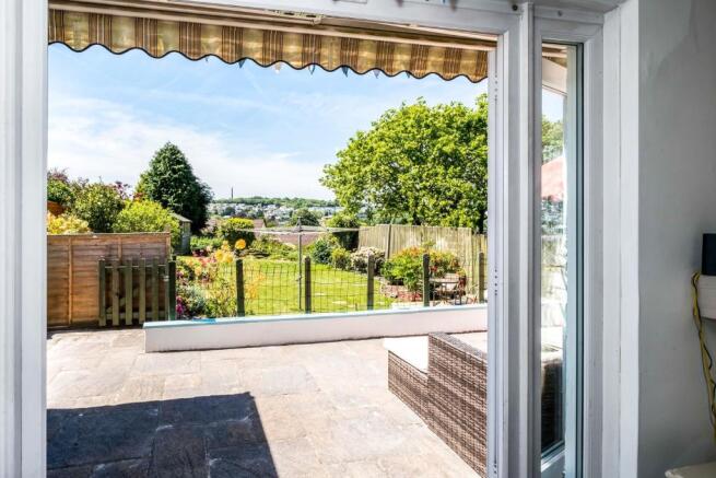 View over garden