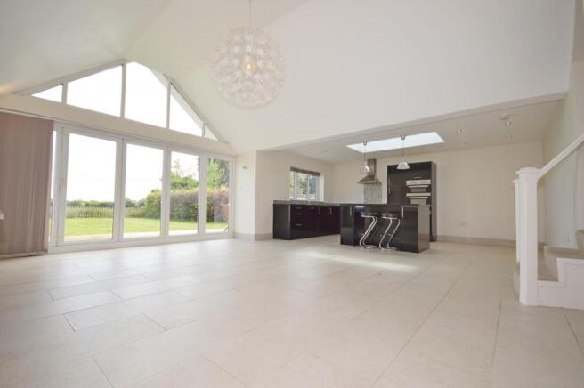 Living area of prope