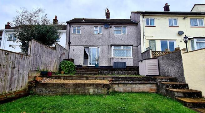 Rear of property