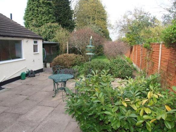 Rear garden