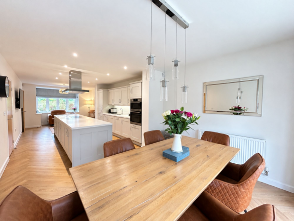 Open Plan living dining kitchen