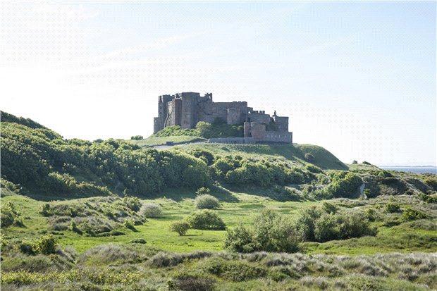 View Bamburgh Castle