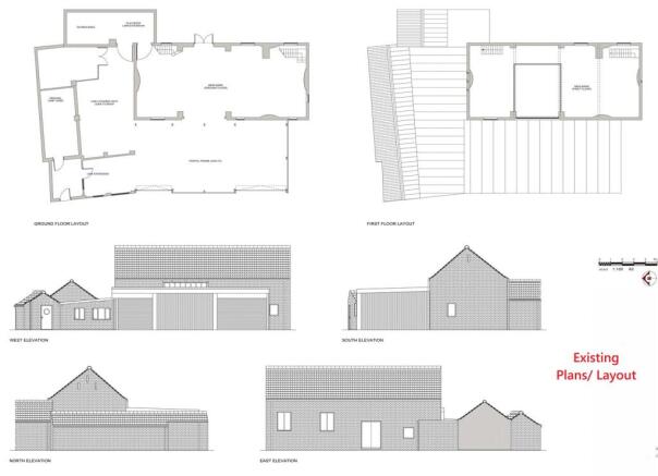 EXISTING  FLOORPLAN / ELEVATIONS