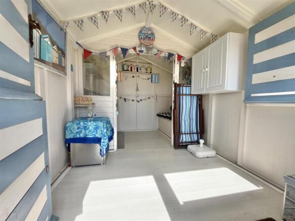 INTERNAL VIEW OF BEACH HUT