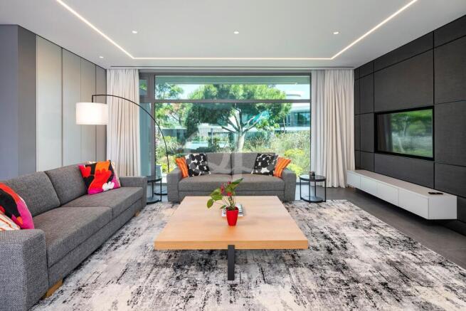 Modern bright living room