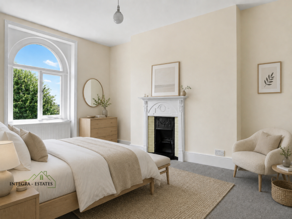 Staged Front bedroom Glenton Road.