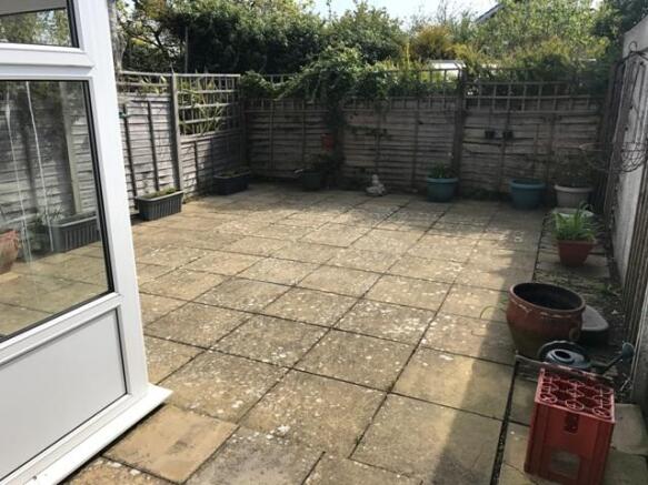 Paved Rear Garden