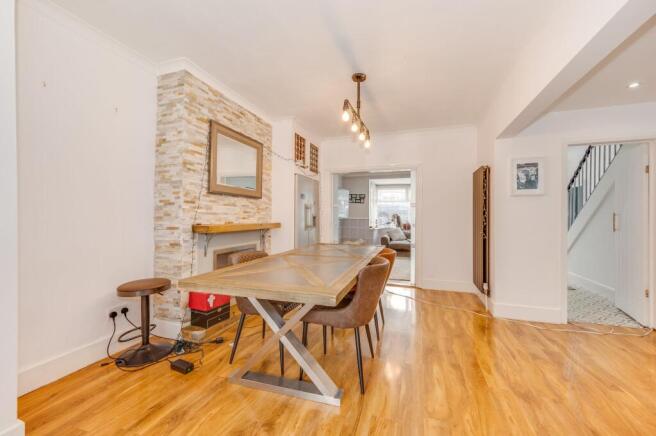 KITCHEN, DINER AND LIVING ROOM