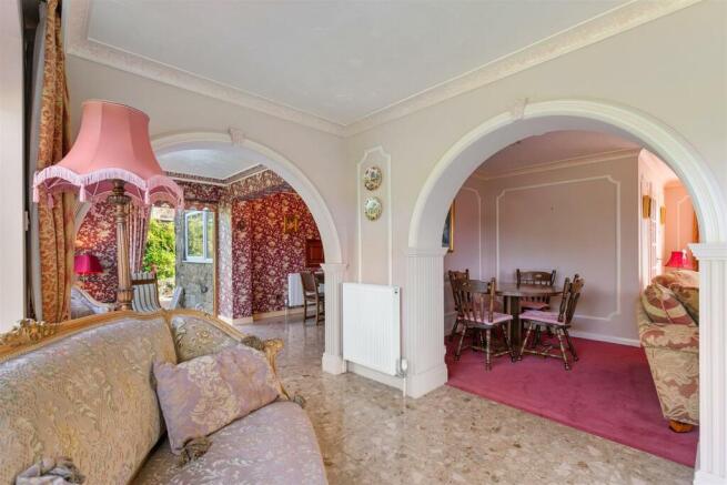Garden Room Into Sitting Room & Dining Room