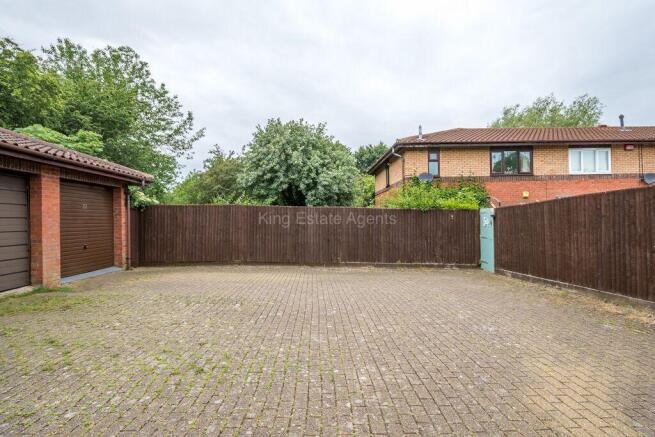 Rear of property