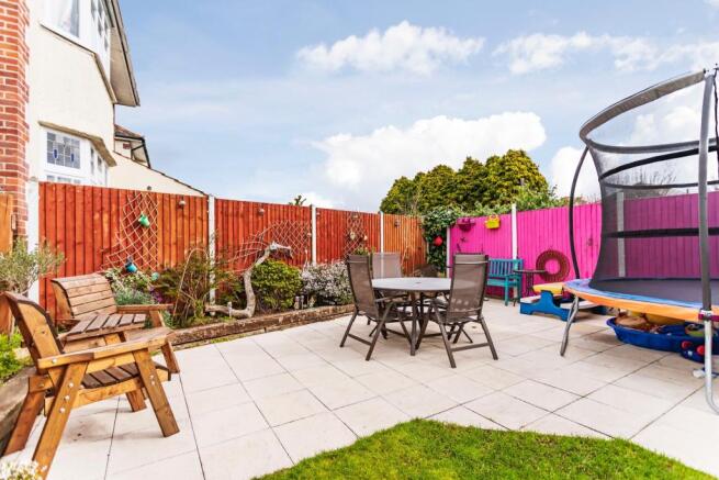 Patio To Rear Of Gar