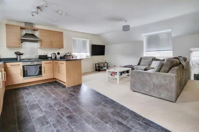 Open plan kitchen / living area