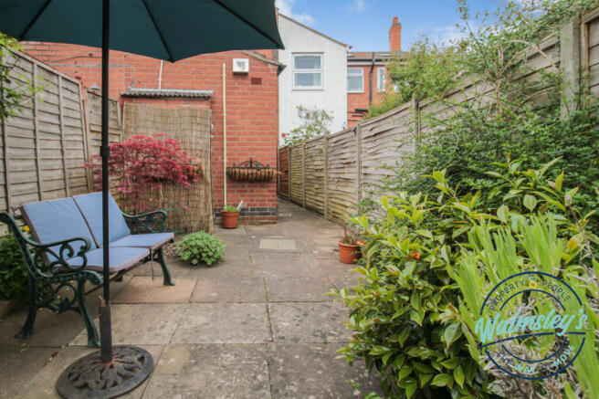 Rear gardens