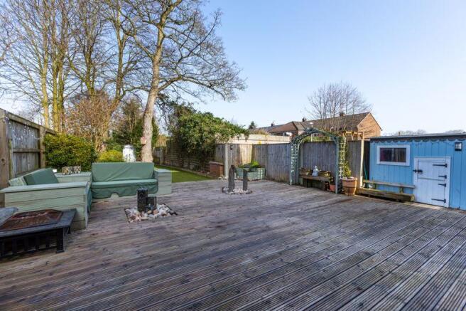 Rear Decked Patio