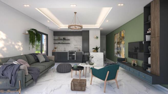 Stunning 1+1 Garden Apartment with common pools with sea view Image 9999