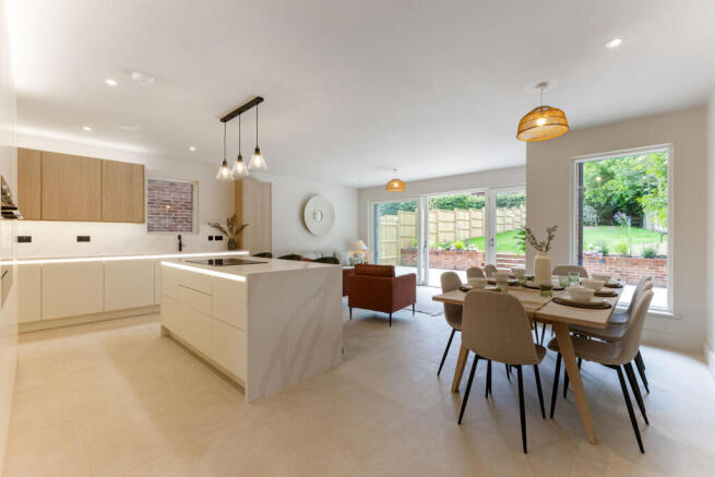 Show Home  Kitchen - virtually staged