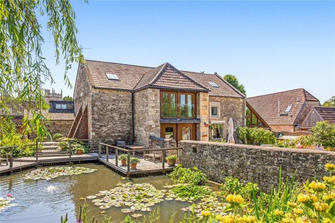 Rear Facade and Pond
