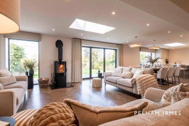 Open Plan Living Area, Sherwood Cottage, Little Casterton