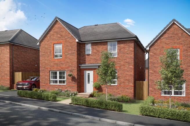Outside of the 5 bedroom Lamberton at Cuckoo Fields
